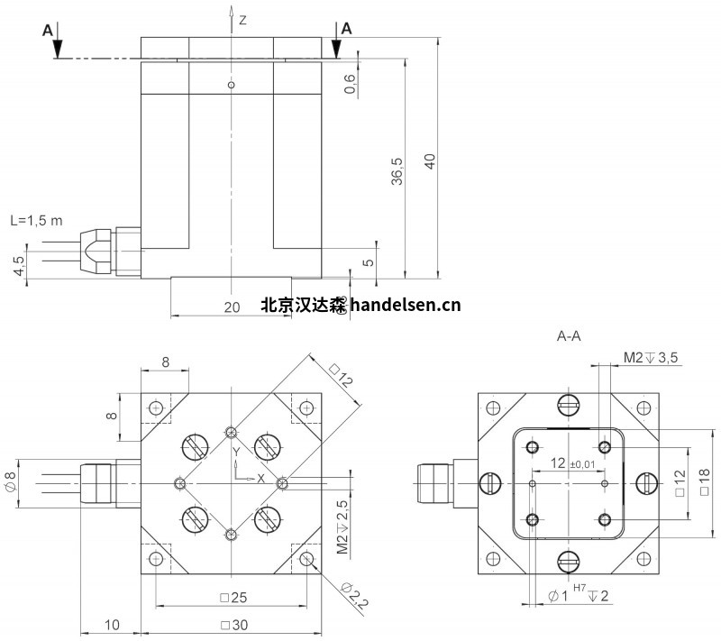 pi-P-363 PicoCube XY(Z) 壓電掃描儀參數 pi-P-363 PicoCube XY(Z) 壓電掃描儀參數
