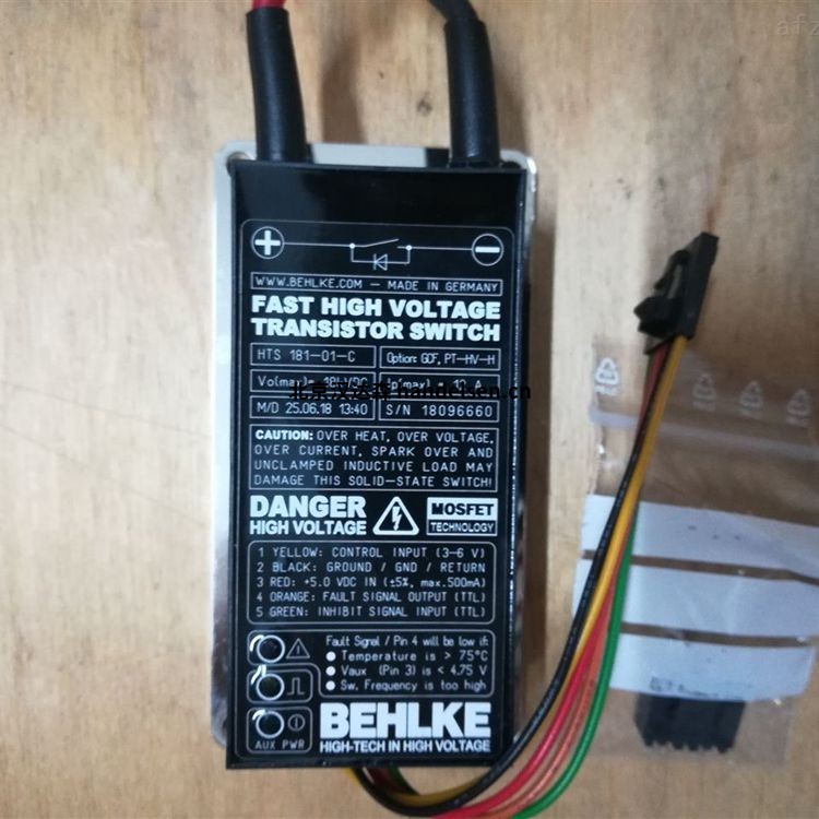 behlkey高壓開關HTS 160-01的產品代碼 behlkey高壓開關HTS 160-01的產品代碼