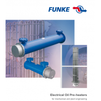 FUNKE 電油預熱器，特別適用于室外區域和需要規定油溫的試驗臺上的機器