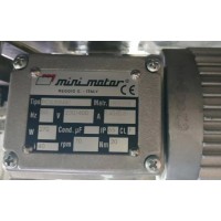 意大利Mini Motor減速電機PACE-12MP4N用于制藥行業使用