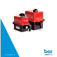 bar GmbH 電動執行器 STV系列，使用壽命長、運行可靠性高等特點