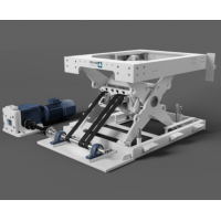 PRO-HUB 皮帶升降臺，最大高達 600 mm/s，最大有效載荷 10 t