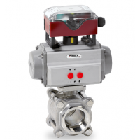 Warex Valve 球閥DBV400，采用法蘭設計，一側密封，有自由出口
