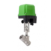 Schubert & Salzer 7310型傾斜座電動閥，適用于中性和侵蝕性介質