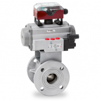Warex Valve 球閥 DBV 400，法蘭連接，專門用于粉末和散裝處理