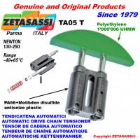ZETASASSI? 自動直線傳動鏈張緊器 TA系列，由特殊鋁合金閥體制成
